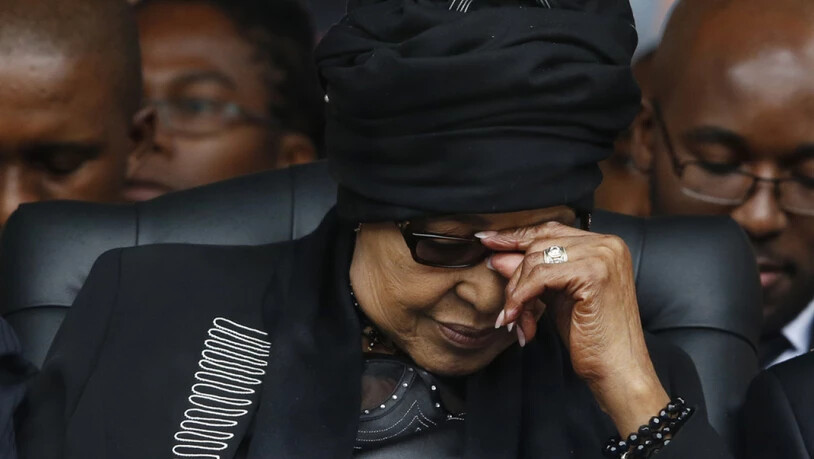 Winnie Madikizela-Mandela an der Trauerfeier für Nelson Mandela am 10. Dezember 2013 in Soweto. (Archivbild)