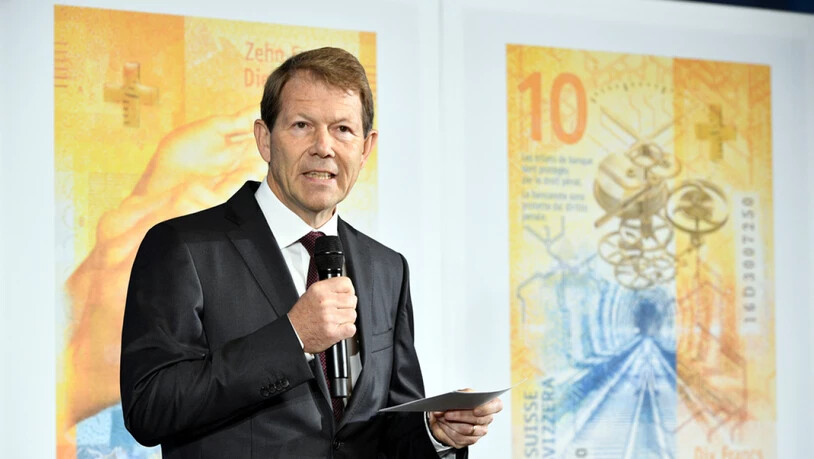 Fritz Zurbrügg, Vizepräsident des SNB-Direktoriums, hat im Herbst 2017 die 10-Franken-Note präsentiert. (Archiv)