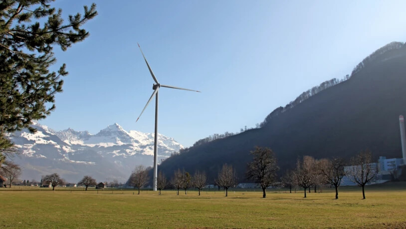 So sollen die Windkraftturbinen des Projekts Linthwind dereinst aussehen. 