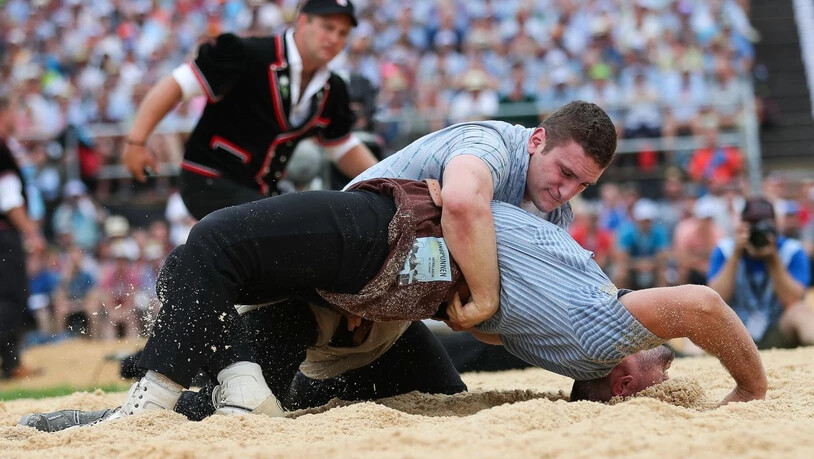 Armon Orlik (oben) will auch 2018 zu den stärksten Schwingern gehören.