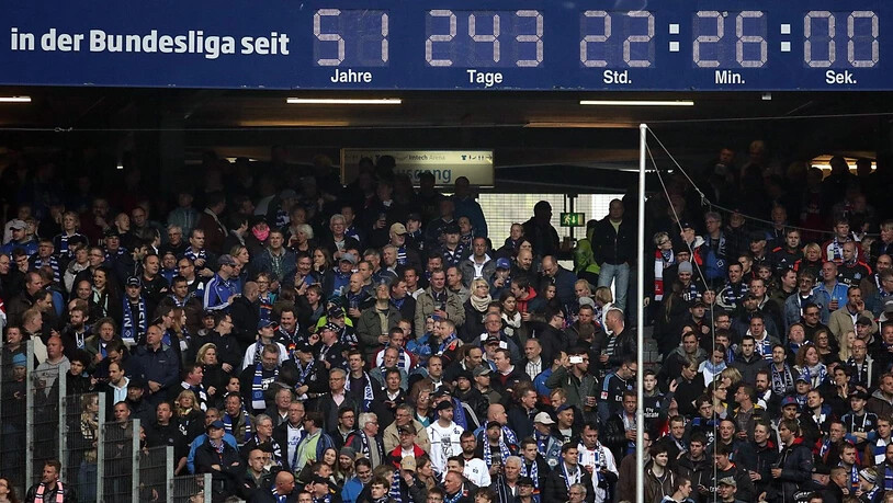 Hat bald ausgedient: Die Uhr im Hamburger SV wird nächste Saison keine Bundesliga-Zeit mehr anzeigen können