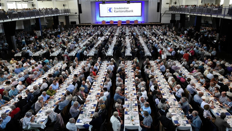 Über 2500 Gäste durfte die GKB in der Churer Stadthalle begrüssen.