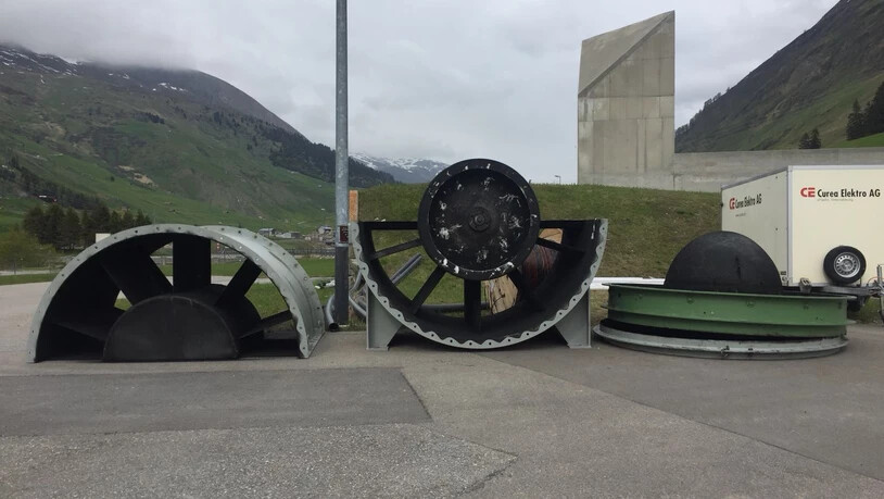 Dieser Lüfter wurde im Tunnel asugebaut.