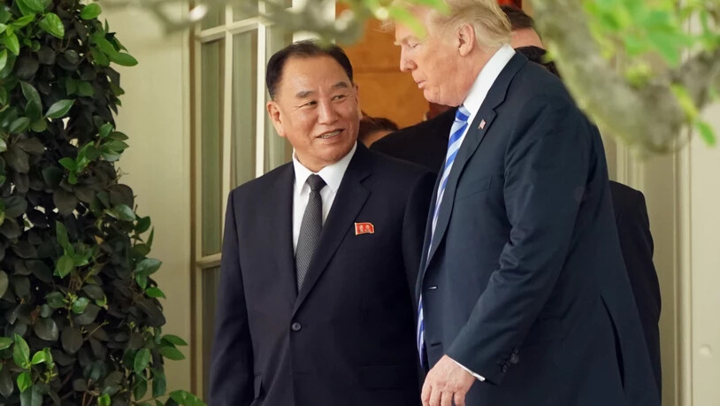 US-Präsident Donald Trump hat den nordkoreanischen Unterhändler Kim Yong Chol am Freitag im Weissen Haus in Washington empfangen.