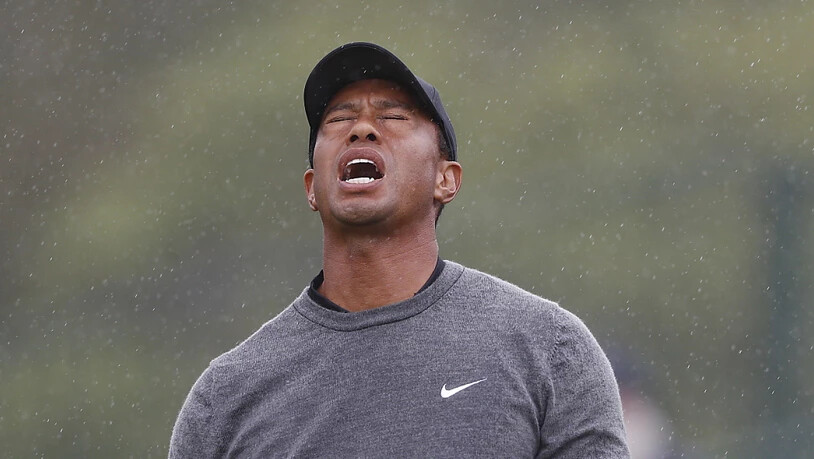 Tiger Woods musste am US Open leiden