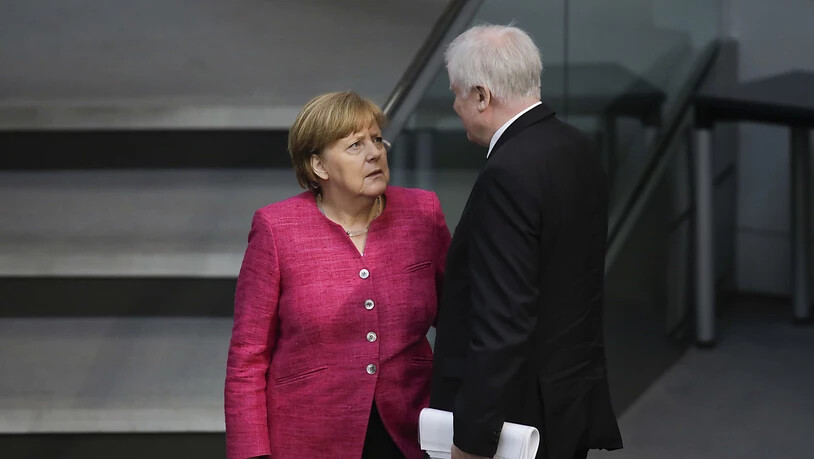 Der deutsche Innenminister Horst Seehofer will die deutsche Kanzlerin Angela Merkel trotz erheblicher Differenzen bei der Asylpolitik Deutschlands nicht stürzen. (Archivbild)