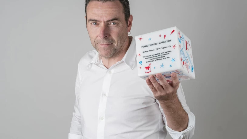 Michael Kamm wird in Lausanne zum Westschweizer Werber des Jahres gewählt.