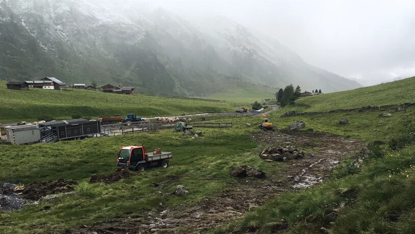 Im Bereich "Hinter den Eggen", am Oberlauf des Bergbachs, wurden Sicherheitsrisiken aufgedeckt.