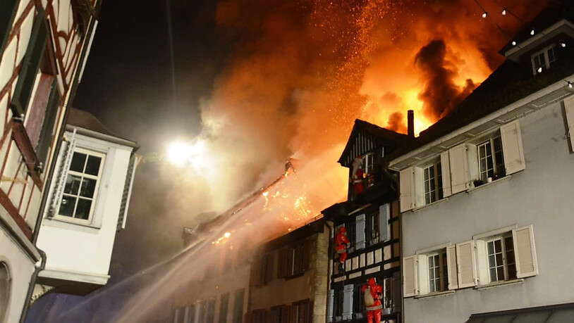 Der Grossbrand in der Altstadt von Steckborn war durch einen Akku ausgelöst worden.
