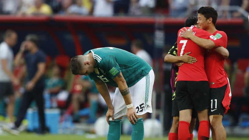 Deutschland (hier Niklas Süle) ist nicht zum ersten Mal seit 1978 an einem grossen Turnier vorzeitig gescheitert