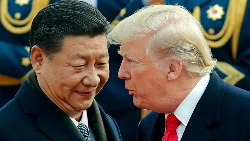 US-Präsident Donald Trump und der chinesische Präsident Xi Jinping bei einem Treffen Ende. Die Eintracht der beiden hat offenbar ein Ende. (Archivbild)