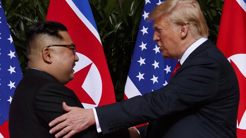 Laut Nordkoreas Machthaber der Beginn einer "bedeutsamen Reise": Kim Jong Un und US-Präsident Donald Trump. (Archiv)