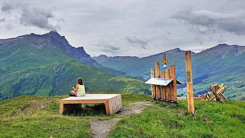 Glaspass – ein Berg im Fluss: Der Weg erfreut sich auch ein Jahr nach der Eröffnung noch an grosser Beliebtheit.