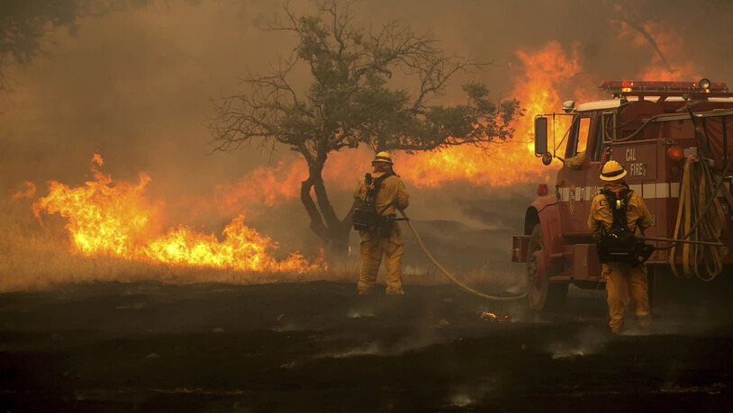 Die verheerenden Buschfeuer in Kalifornien sorgen für apokalyptische Bilder. Die Feuerwehrleute stehen im gefährlichen Dauereinsatz.