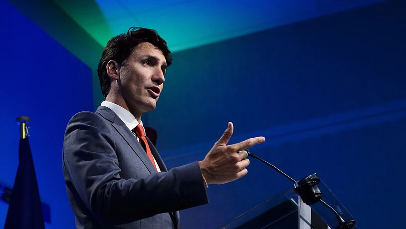 "Werden Menschenrechtsthemen zu Hause und auf der Welt ansprechen": der kanadische Premierminister Justin Trudeau. (Archivbild)