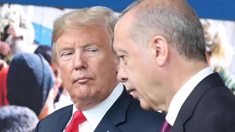 Die Stimmung zwischen US-Präsident Donald Trump und dem türkischen Präsidenten Recep Tayyip Erdogan hat sich seit ihrem Treffen im Juli erheblich verschlechtert. Beide Länder haben Sanktionen verhängt. (Foto:TATYANA ZENKOVICH/EPA)