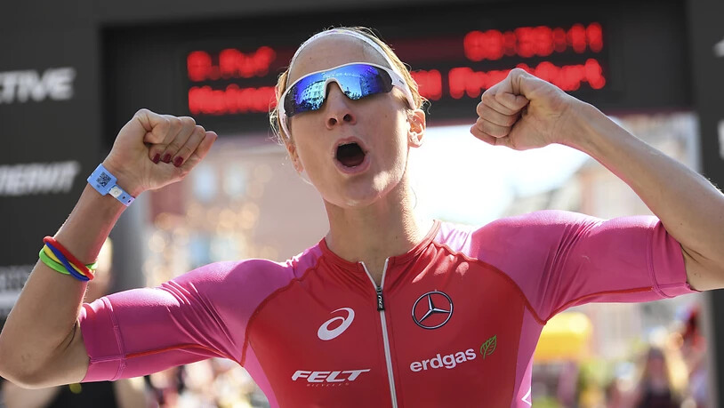 Daniela Ryf gewinnt überlegen die 70.3-Ironman-Weltmeisterschaft im südafrikanischen Port Elizabeth