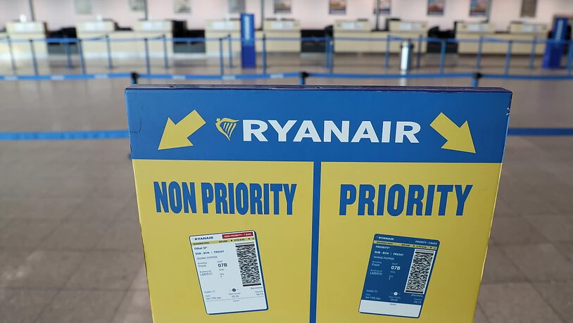 Personal im Streik: Tausende Passagiere müssen am Mittwoch auf ihren mit Ryanair in Deutschland geplanten Flug verzichten. (Archivbild)