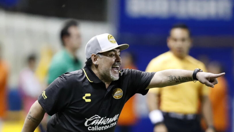 Diego Maradona feierte in Mexiko einen Auftaktsieg als Coach beim Zweitligisten Dorados de Sinaloa
