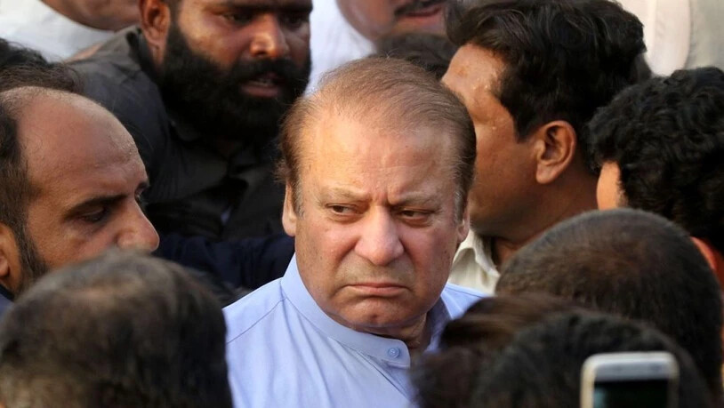 Der frühere Premier Pakistans, Nawaz Sharif, war im Juli wegen Korruption zu zehn Jahren Haft verurteilt worden. (Archivbild)