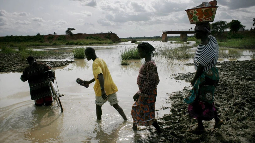 Von den jüngsten Überschwemmungen in Ghana sind laut des Katastrophenschutzes mehr als 52'000 Menschen betroffen. (Symbolbild)