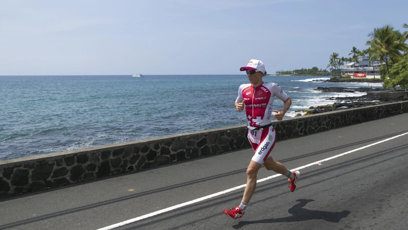 Daniela Ryf im Vorjahr bei ihrem dritten Triumph auf den ersten Marathon-Kilometern der Ironman-WM auf Hawaii