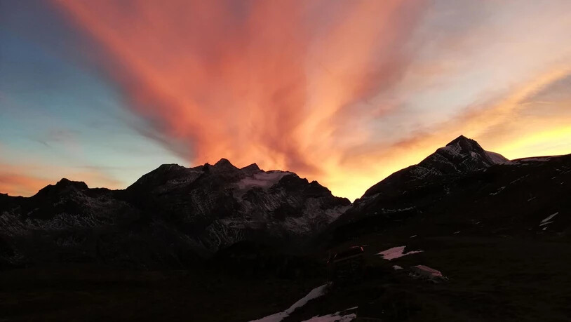 Aussicht von der Bifertenhütte.