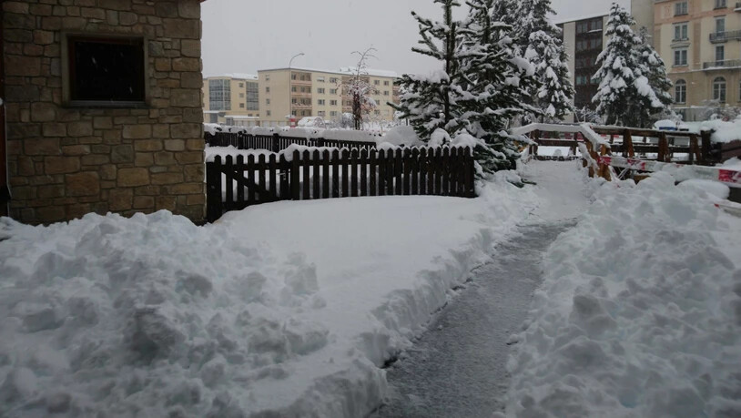 In St. Moritz hat es geschneit...