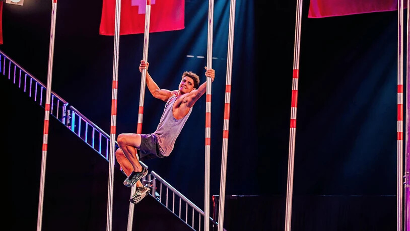 Franco Malacarne wird beim «Mikado Stabwald» aufgehalten.