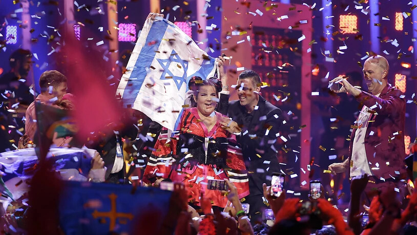 Netta Barzilai aus Israel hatte mit ihrem Song "Toy" den letzten Eurovision Song Contest (ESC) in Portugal gewonnen. Am nächsten ESC in Israel werden über 40 Länder teilnehmen - trotz Boykottaufrufen. (Archivbild)