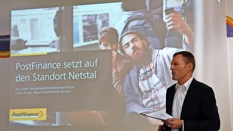 Reto Oeler stellt den Dienstleistungsstandort Netstal vor.