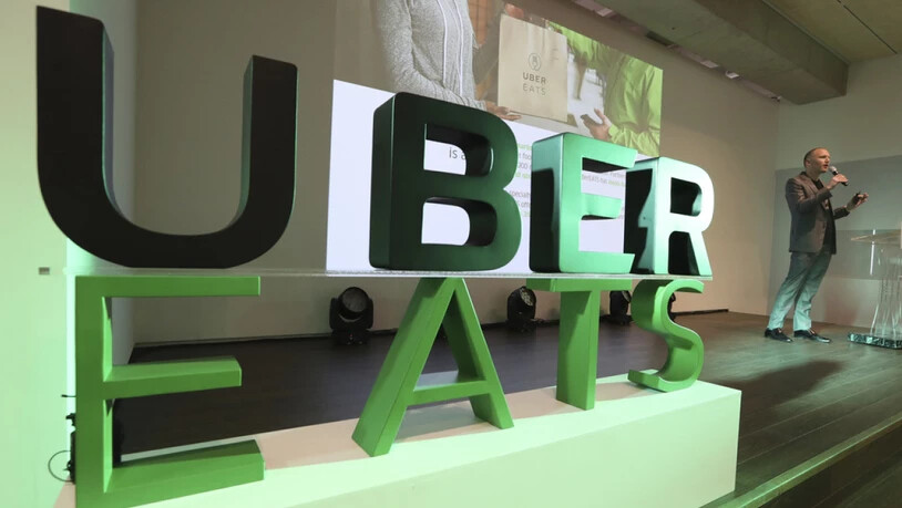 Uber will seinen Dienst für Essenslieferungen in der Romandie lancieren. In den USA deckt Uber Eats bereits rund die Hälfte der Bevölkerung ab. (Archiv)