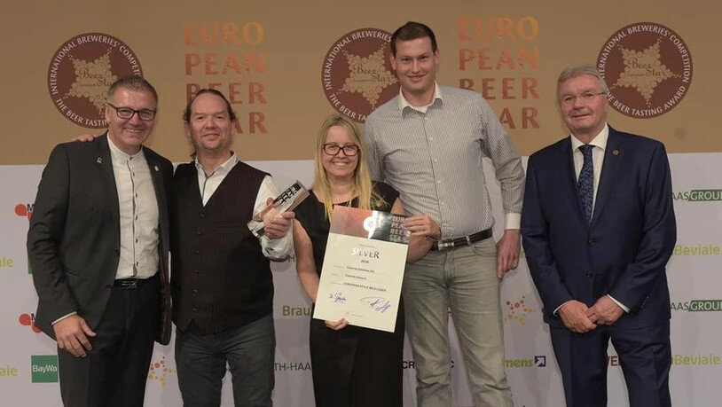 Calanda Glatsch gewinnt Silbermedaille beim European Beer Star 2018