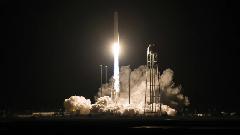 Start der "Cygnus" am Samstag von einem Weltraumbahnhof im US-Bundesstaat Virginia.