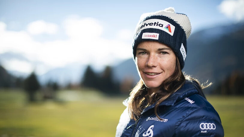 Bereit für den WM-Winter: Nathalie von Siebenthal Anfang November in Davos