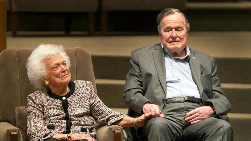 Der frühere US-Präsident George H. W. Bush und seine Frau Barbara waren 73 Jahre verheiratet. Die ehemalige First Lady starb im April dieses Jahres, der Ex-Präsident folgte ihr am Freitag. (Archiv)