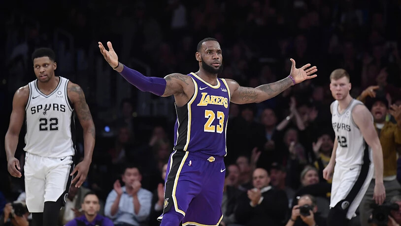 LeBron James führt die Los Angeles Lakers zurück in die Erfolgsspur