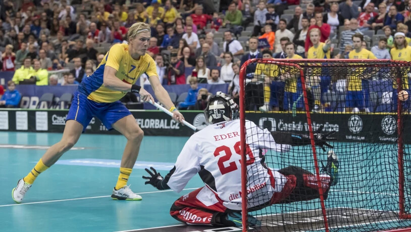 Die Schweden treffen im Penaltyschiessen aber einmal mehr - hier ist der ehemalige GC-Akteur Kim Nilsson erfolgreich