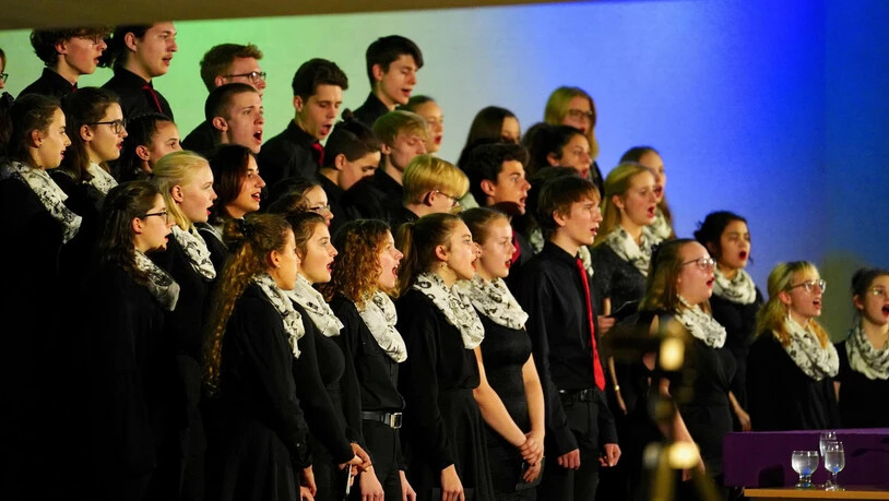 Nordische Stimmung: Der Chor Cantacanti der Kantonsschule Wattwil singt skandinavische Weihnachtslieder.