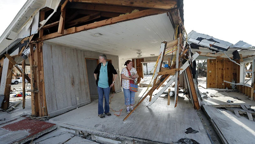 Katastrophen wie der Hurrikan "Michael" haben in diesem Jahr einen Schaden von schätzungsweise 155 Milliarden Dollar angerichtet. (Archiv)