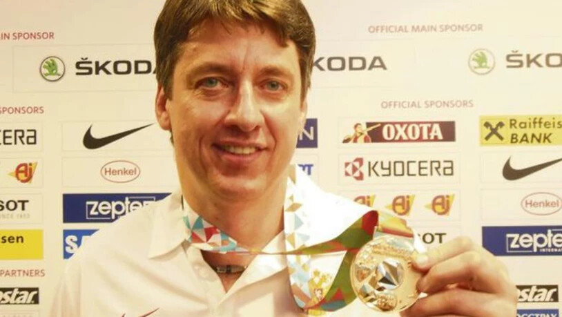 Harijs Witolinsch 2014 mit russischem WM-Gold.