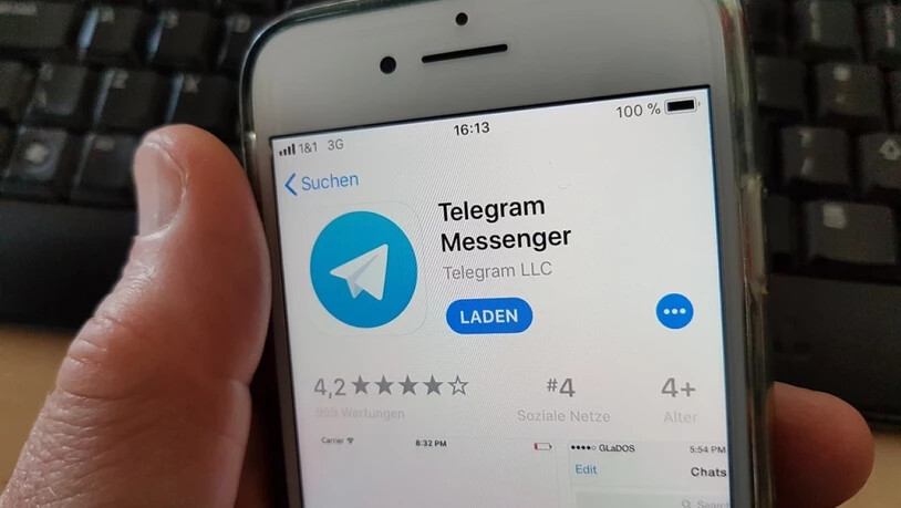 Bis 45 Millionen Iraner nutzen Telegram, einen kostenlosen, Cloud-basierten Instant-Messaging-Dienst zur Nutzung auf Smartphones, Tablets und PCs. Benutzer von Telegram können Textnachrichten, Fotos, Videos und Dokumente austauschen. (Archivbild)