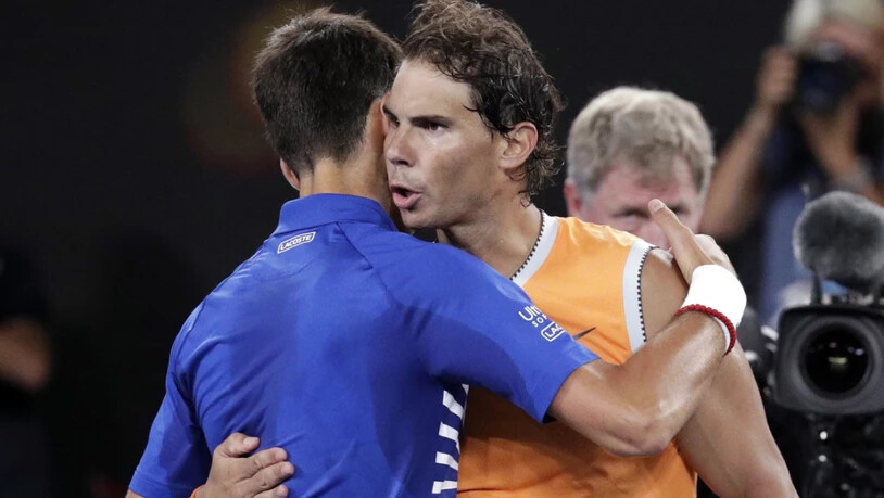 Novak Djokovic und Rafael Nadal bestritten den achten Grand-Slam-Final gegeneinander