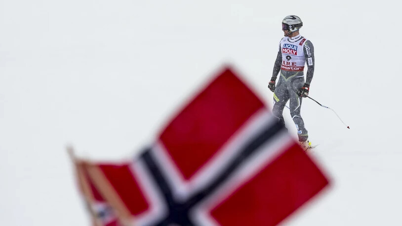 Der Norweger Aksel Svindal nach seinem letzten Rennen