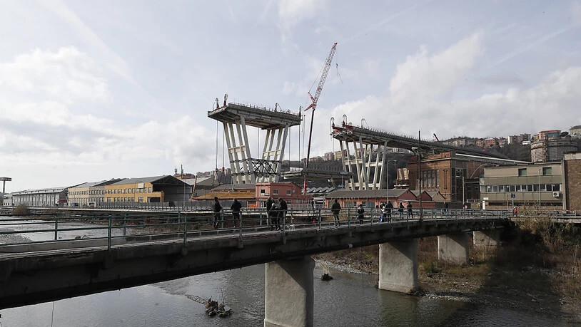 Vor sechs Monaten stürzte die Morandi-Brücke in Genua ein. 43 Menschen wurden getötet.