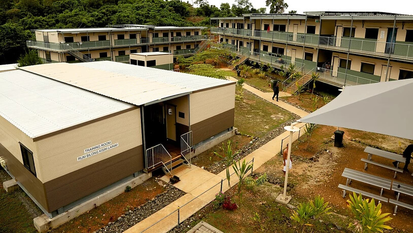 Eines der umstrittenen australischen Flüchtlingslager auf der Pazifikinsel Manus. (Archiv)