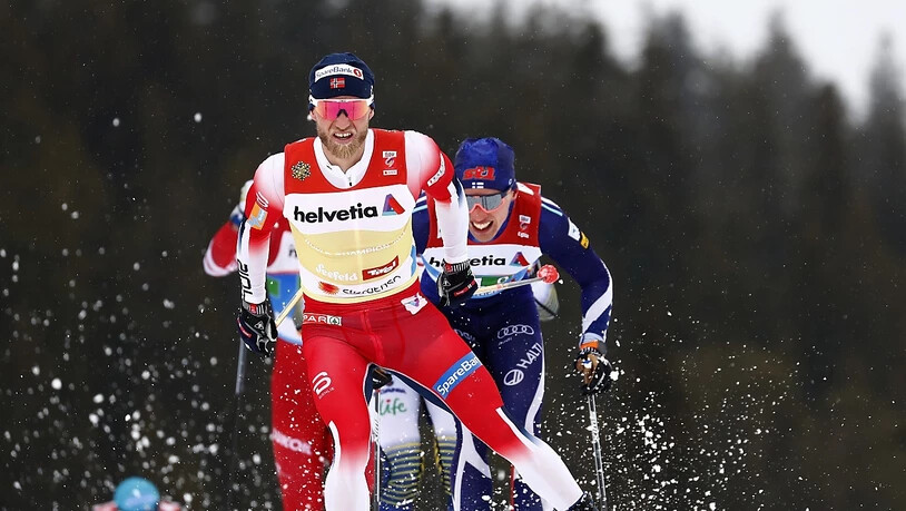 Im Männer-Langlauf derzeit nicht zu schlagen: Norwegens Staffel führt mit Martin Johnsrud Sundby das WM-Rennen an