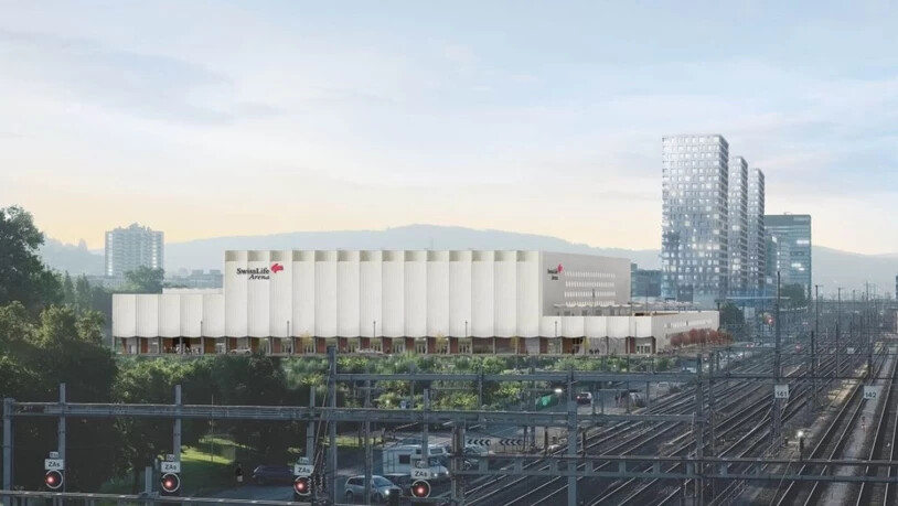 Der Spatenstich ist erfolgt: So soll die neue Hockey-Arena in Altstetten dereinst aussehen.