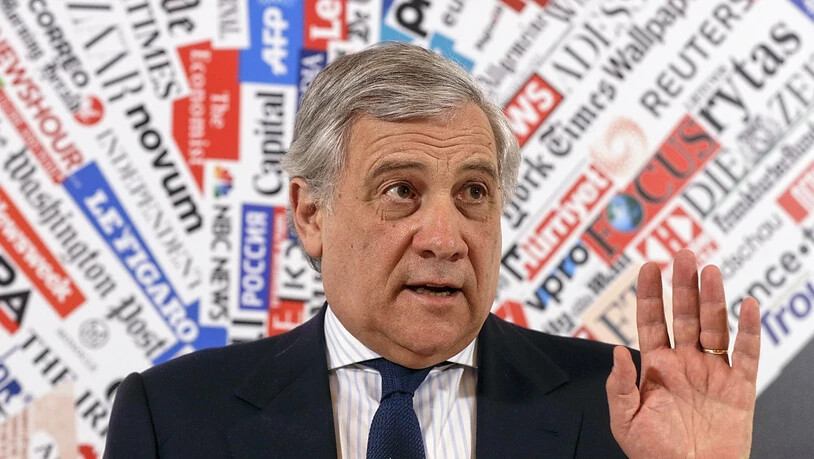 EU-Parlamentspräsident Antonio Tajani hat mit Äusserungen zu Mussolini für Verwirrung gesorgt. (Archivbild)