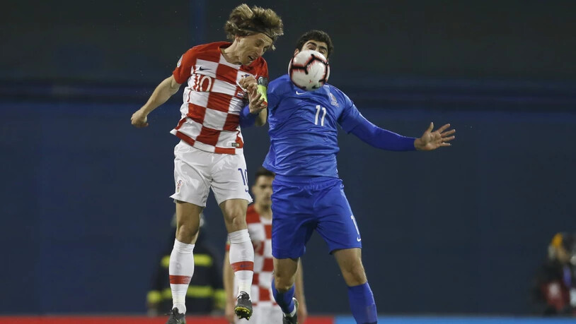 Luka Modric und die Kroaten müssen sich gegen das kleine Aserbaidschan strecken